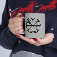 Load image into Gallery viewer, Viking Vegvisir Rune Coffee Mug
