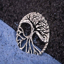 Load image into Gallery viewer, 925 silver Yggdrasil The World Tree Pendant, Unique Handcrafted Viking Necklace

