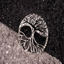 Load image into Gallery viewer, 925 silver Yggdrasil The World Tree Pendant, Unique Handcrafted Viking Necklace
