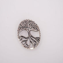 Load image into Gallery viewer, 925 silver Yggdrasil The World Tree Pendant, Unique Handcrafted Viking Necklace
