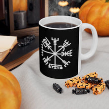 Load image into Gallery viewer, Viking Vegvisir Rune Coffee Mug

