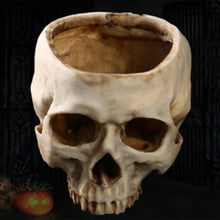 Load image into Gallery viewer, Resin Human Skull Plant Pot Flower Pot Decor
