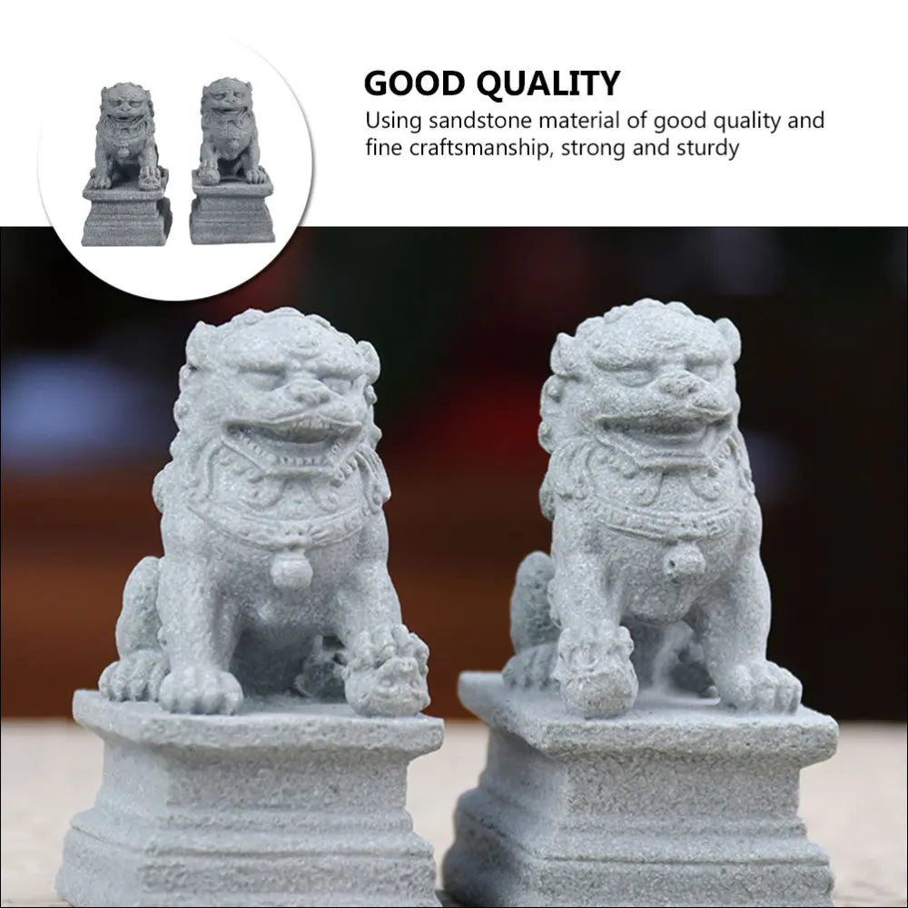 Chinese Guardian Lions Statues