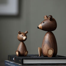 Load image into Gallery viewer, Little Bear Walnut Bear Toy
