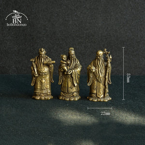 Statue of the Three Taoism Gods of Blessing