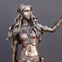 Load image into Gallery viewer, Celtic Goddess of Battle Statue
