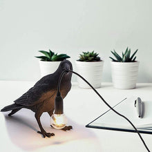 Load image into Gallery viewer, Hugin and Munin Table Lamps Viking Decor
