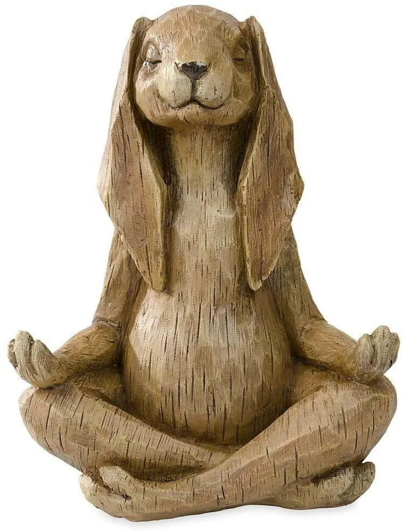 Meditating Rabbit Statue