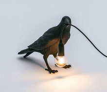 Load image into Gallery viewer, Hugin and Munin Table Lamps Viking Decor
