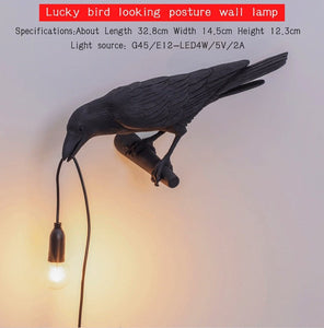 Hugin and Munin Table Lamps Viking Decor