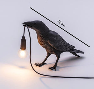 Hugin and Munin Table Lamps Viking Decor