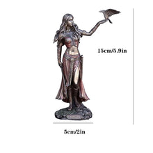 Load image into Gallery viewer, Celtic Goddess of Battle Statue
