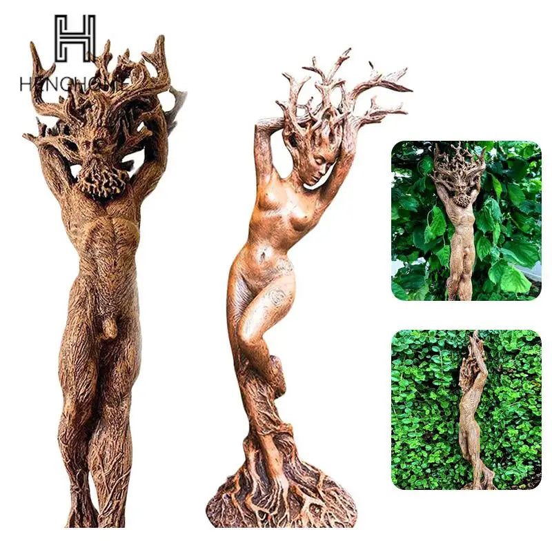 Forest Tree Gods Statue