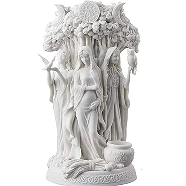 Celtic Triple Goddesses Statue