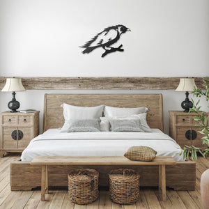 Viking Metal Wall Sign - the Spirit Crow