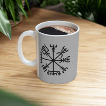 Load image into Gallery viewer, Viking Vegvisir Rune Coffee Mug
