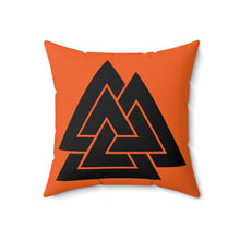 Load image into Gallery viewer, Viking Valknut Rune Symbol Cushion
