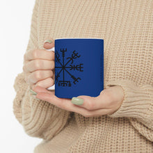 Load image into Gallery viewer, Viking Vegvisir Rune Coffee Mug
