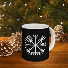 Load image into Gallery viewer, Viking Vegvisir Rune Coffee Mug
