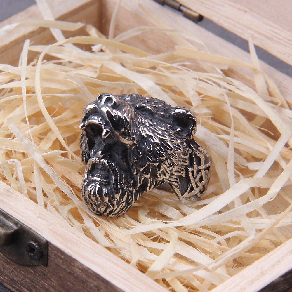 Berserker Bear Warrior Ring