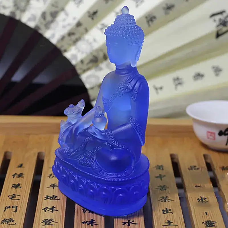 Blue Buddha Statue