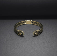 Load image into Gallery viewer, Bronze Viking Jormungandr Bracelet

