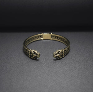 Bronze Viking Jormungandr Bracelet