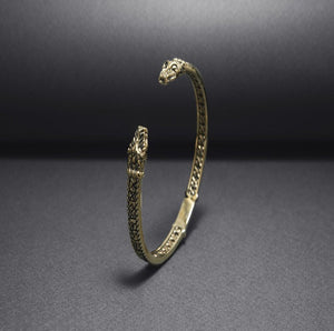 Bronze Viking Jormungandr Bracelet