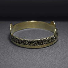Load image into Gallery viewer, Bronze Viking Troll Cross Bracelet
