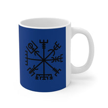 Load image into Gallery viewer, Viking Vegvisir Rune Coffee Mug
