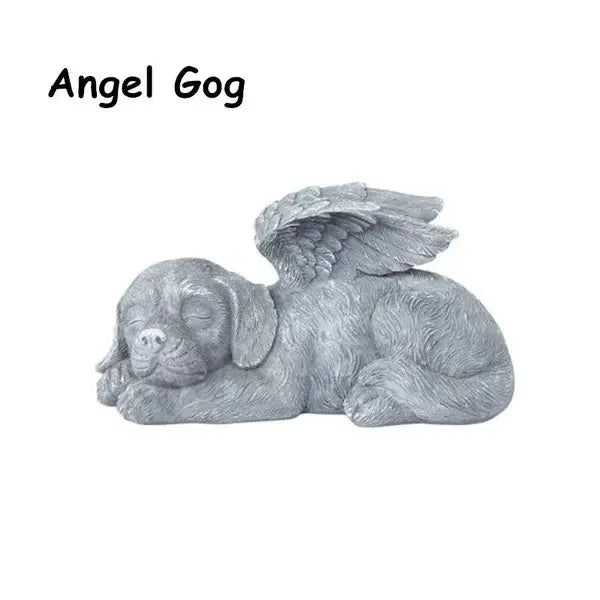 Cat Angel Statue