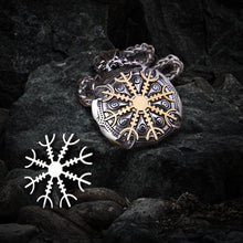 Load image into Gallery viewer, Detachable Helm of Awe Talisman Necklace
