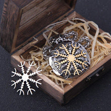 Load image into Gallery viewer, Detachable Helm of Awe Talisman Necklace
