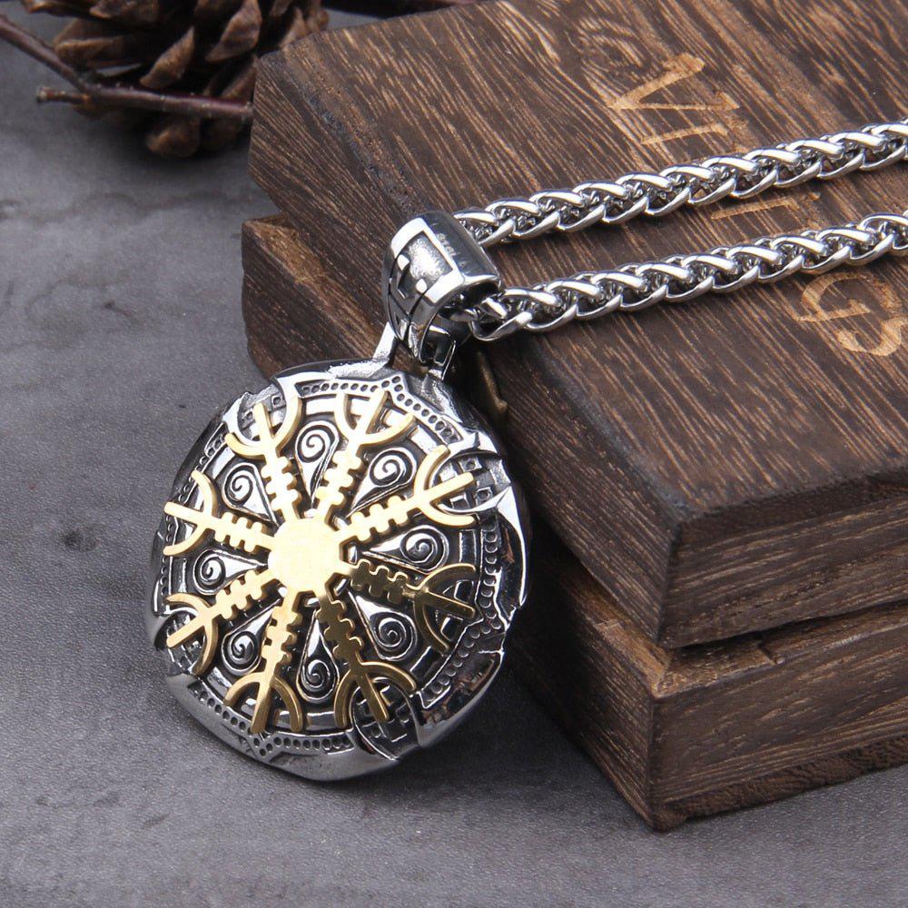 Detachable Helm of Awe Talisman Necklace