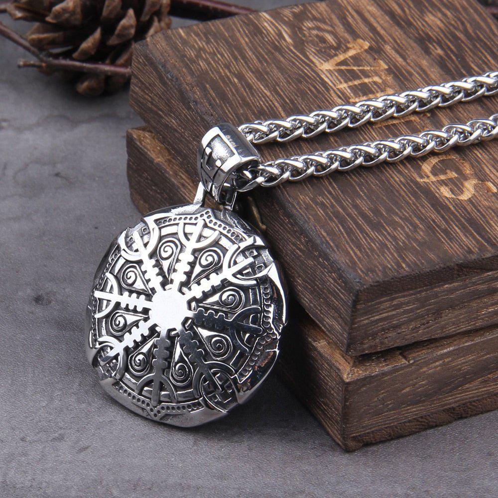 Detachable Helm of Awe Talisman Necklace