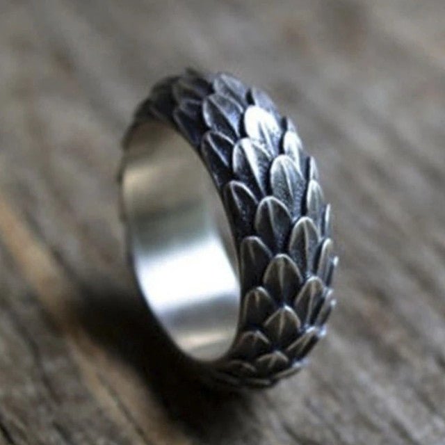 Dragon Scale Viking Ring