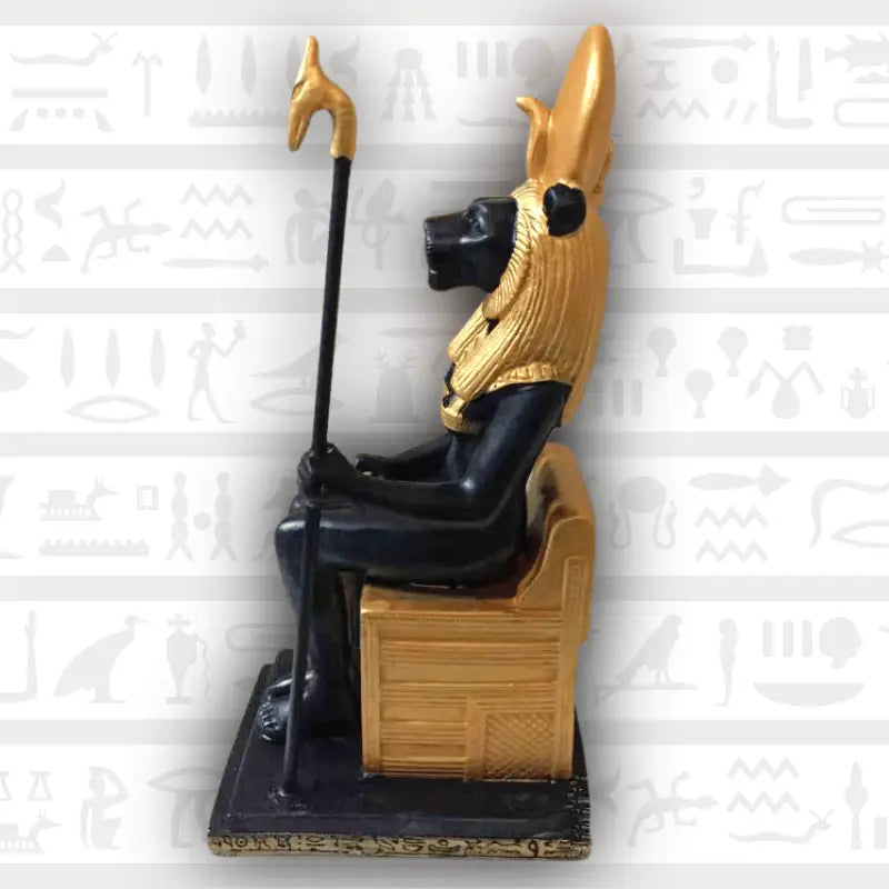 Egyptian Lion God Statue - 19x9x6.5cm 2