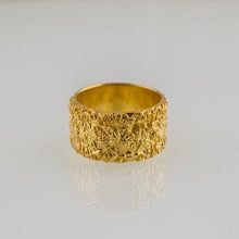 Load image into Gallery viewer, Handcrafted 14K/18K Gold Viking Ring | Norse-Inspired Flower Design
