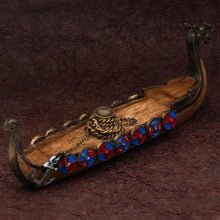 Load image into Gallery viewer, Replica Drakkar Viking Warship Incense Burner Stand Norse Decor
