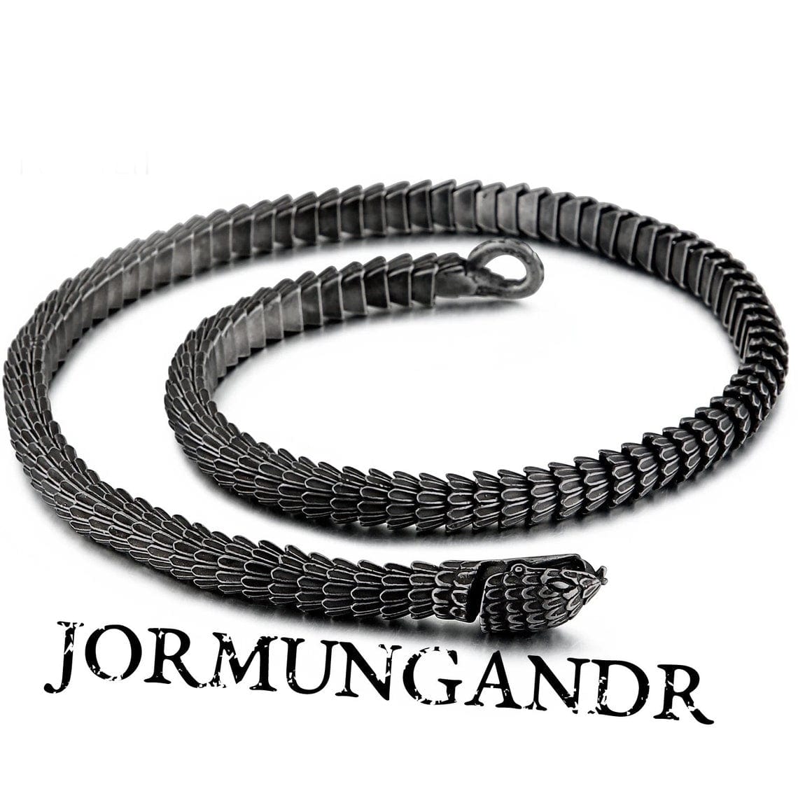 Jormungandr Segmented Viking Steel Necklace