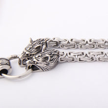 Load image into Gallery viewer, Knotwork Norse Thor&#39;s Hammer King&#39;s Chain
