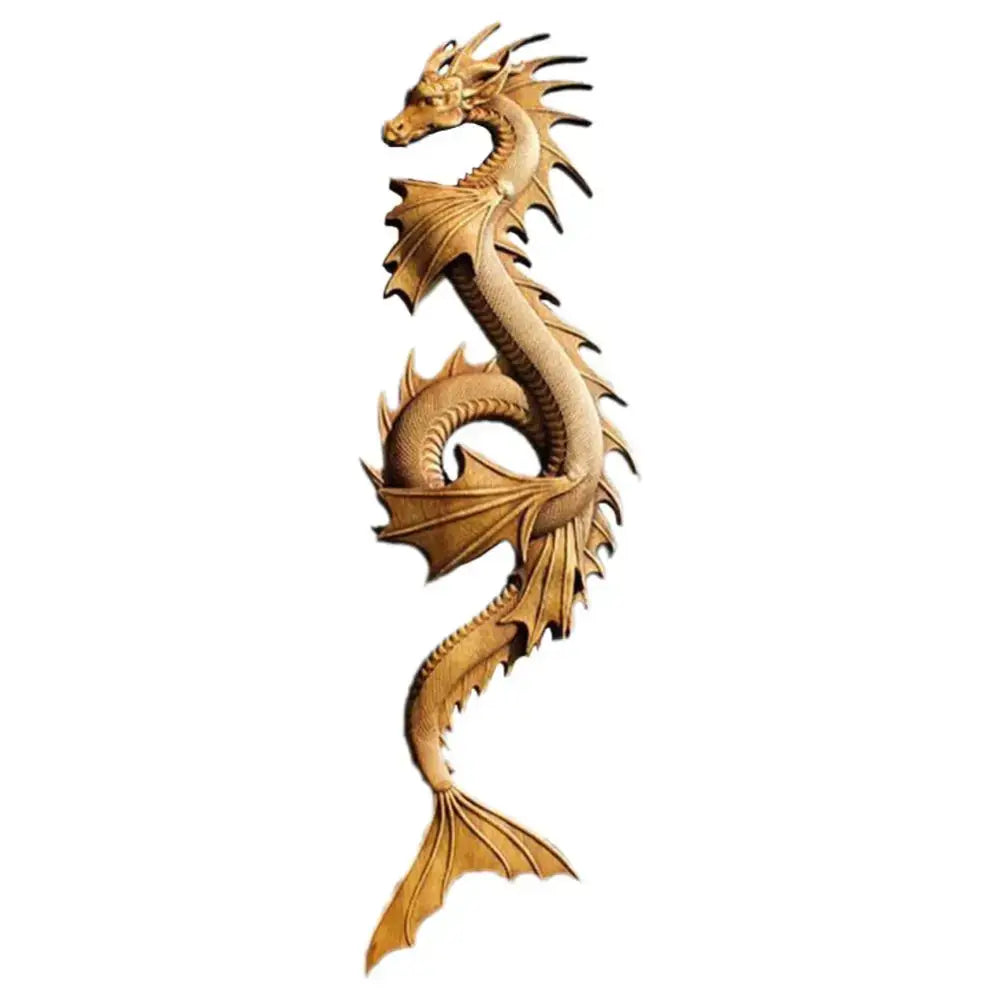 Norse Dragons Statue Wall Hanging