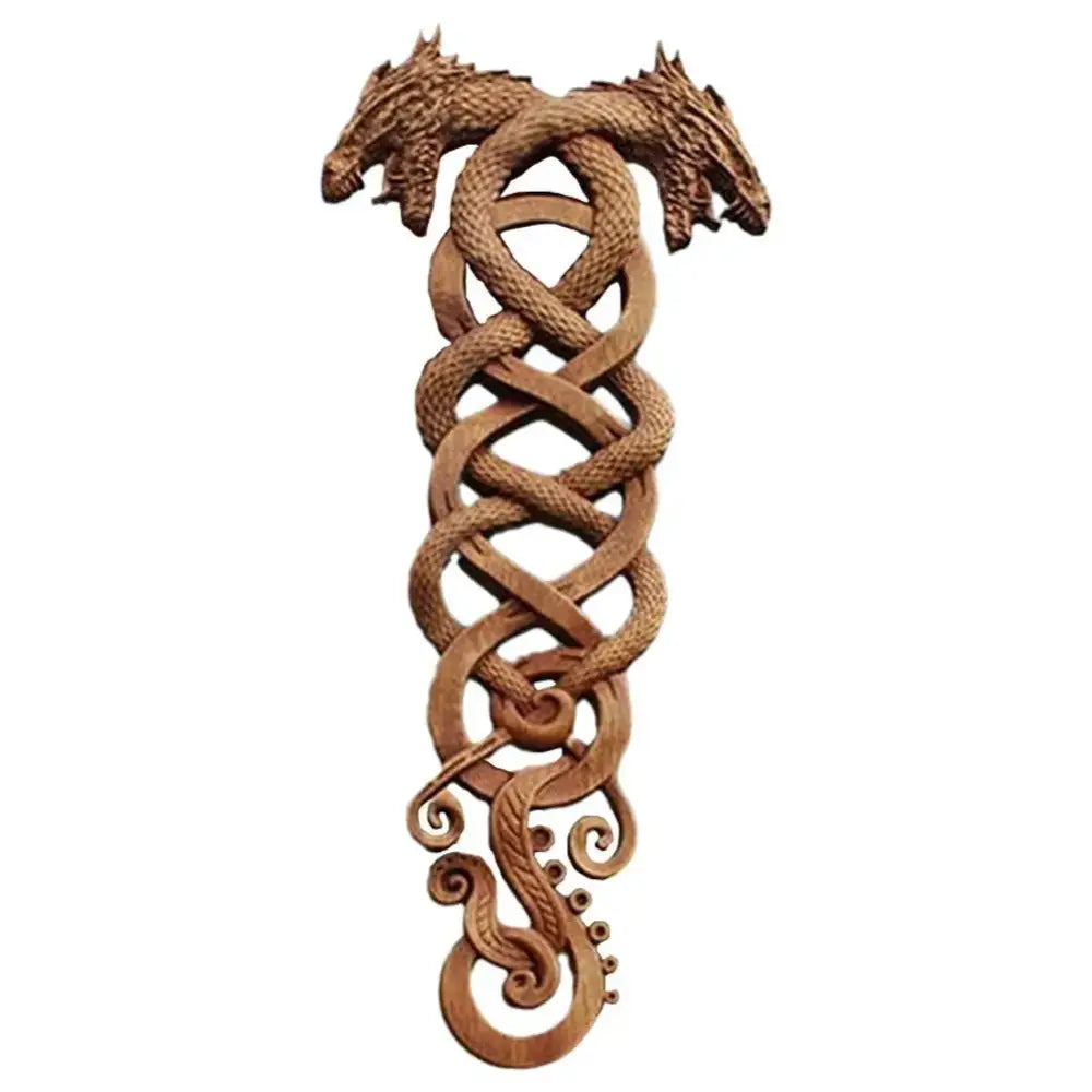 Norse Dragons Statue Wall Hanging