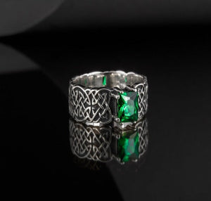 Handmade Sterling Silver Norse Ring | Authentic Viking Ornamentation