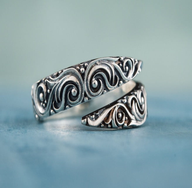 Norse Snake Style Ring