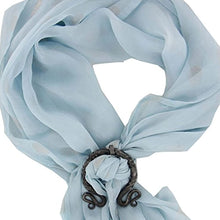 Load image into Gallery viewer, Penannular Twisted Steel Viking Cloak Clasp
