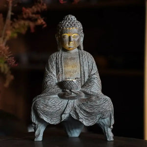 Solar Light Buddha Garden Statue