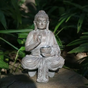 Solar Light Buddha Garden Statue