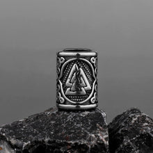 Load image into Gallery viewer, Valknut Viking Beard Bead
