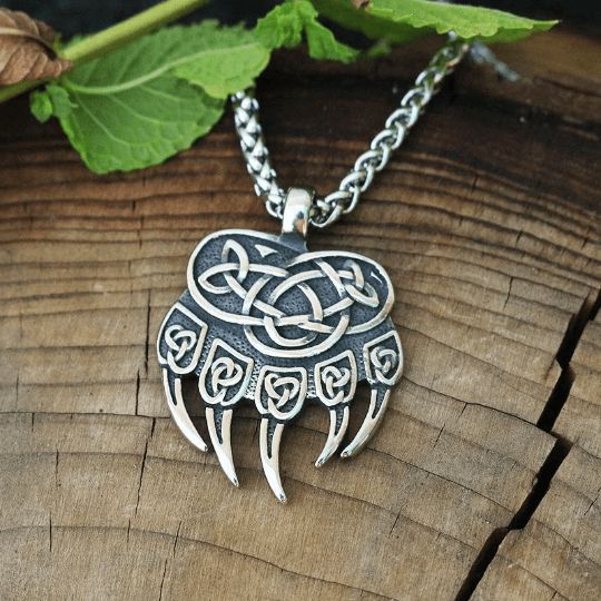 Viking Bear Claw Necklace